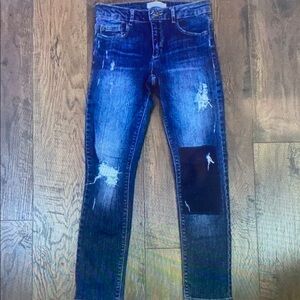 Stylish Kids Distressed Blue Jeans